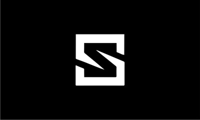 Obraz premium S logo vector