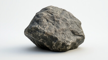 Fototapeta premium illustration of stone isolated on white background.