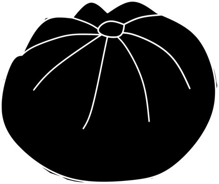 recommend clip art: dumpling illustration dimsum silhouette gyoza logo asian icon food outline chinese meal meat dim cuisine china dish dough dumplings shape dinner vector graphic background