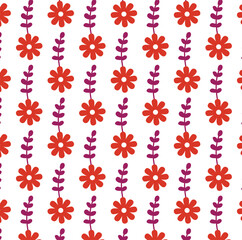 seamless pattern with flowers