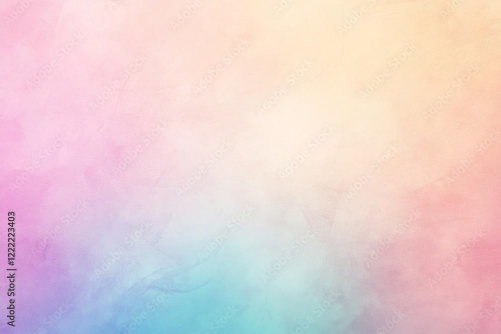 Poster a smooth pastel gradient fills the background, showcasing subtle textures that create a serene and c