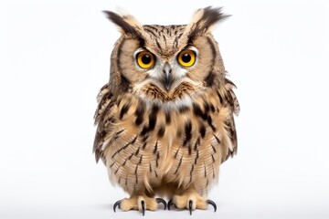 Naklejka premium Owl animal bird beak.