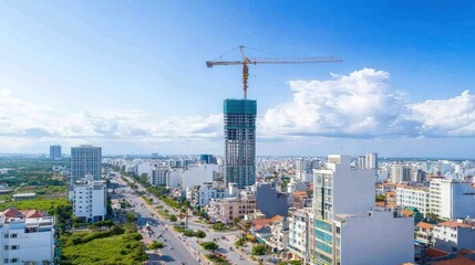 Obraz premium Modern City Construction