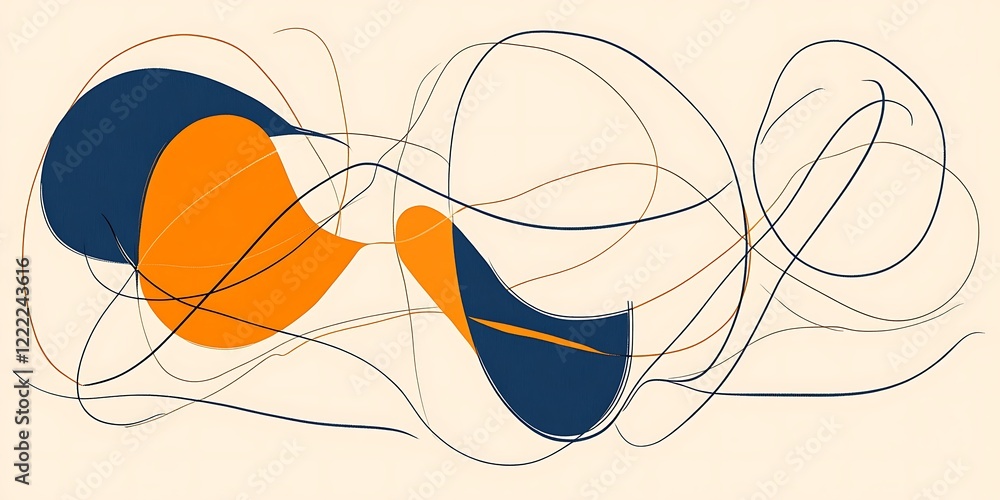 Poster minimal abstract background for branding and product presentation