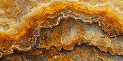 Obraz premium Abstract Orange and Brown Rock Texture: Geology, Mineral, Stone, Pattern, Background, Natural, Texture, Design, Art, Abstract