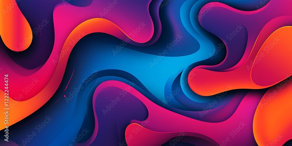 Aufkleber minimal abstract background for branding and product presentation