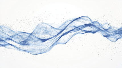 Wind, white smoke or cold air motion effect isolated on transparent background. Vector realistic illustration of abstract wind flows, dust flows or scratch lines
