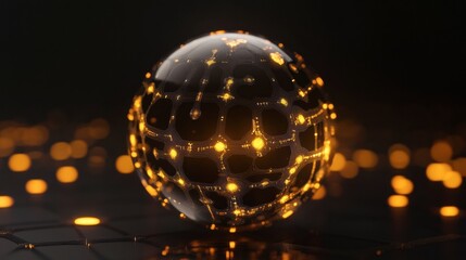 blockchain globe 