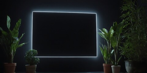 Mock up frame in home interior background, beige room with minimal decor, 3d render,mock up poster frame in modern interior background, living room, Scandinavian style, 3D render, 3D illustration,56