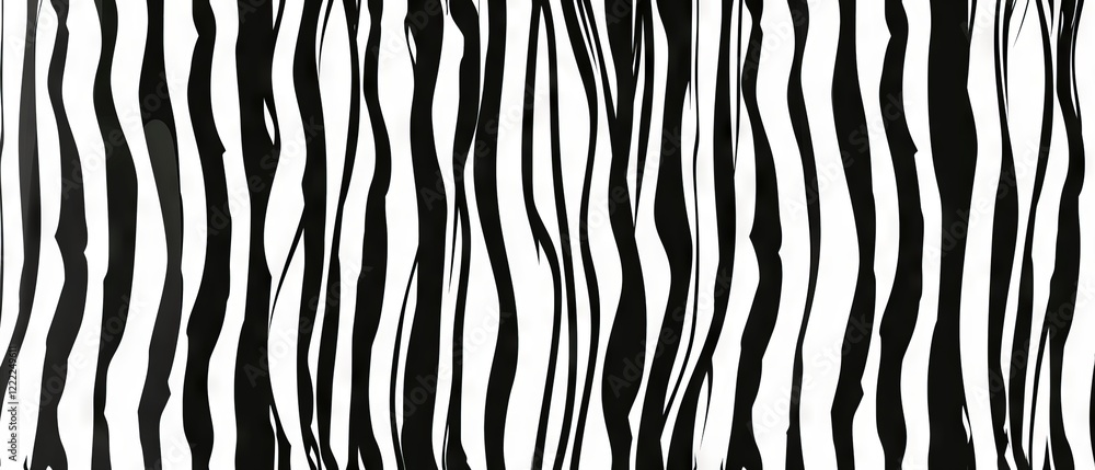 Poster black and white seamless stripe pattern with linear abstract texture – geometric background for flye
