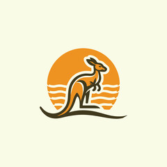 Kangaroo Tourism Company Logo