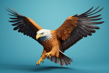 Obraz premium Animal flying eagle bird.