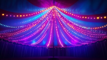 Enchanted Circus Tent: A Night of Wonder Under the Lights
