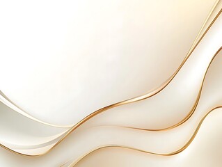 Obraz premium Clean Gold Frame with a Thin Border on a White Background, Minimalist Rectangular Picture Frame for Artwork, Photography, or Design Display