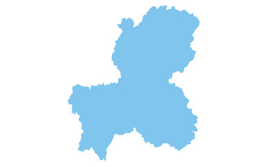 リアルな岐阜県の地図、日本の地方