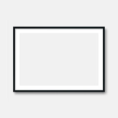 Frame mockups with mat, Poster frame, White mat frame mockups