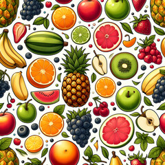 background with fruits