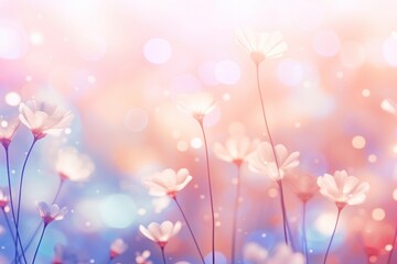 Fototapeta premium Nature pattern bokeh effect background backgrounds abstract outdoors.