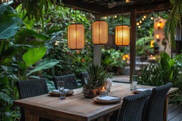Fototapeta premium Outdoor Dining Experience