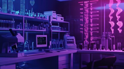 A futuristic healthcare lab using blockchain for DNA sequencing and encrypted data storage