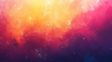 Fototapeta premium Abstract Cosmic Nebula: Vibrant Hues of a Celestial Landscape