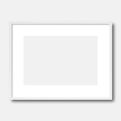Frame mockups with mat, Poster frame, White mat frame mockups
