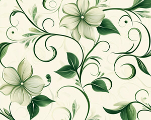 Fototapeta premium floral background seamless 