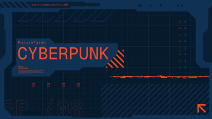 abstract background with  futuristic and cyberpunk style design
