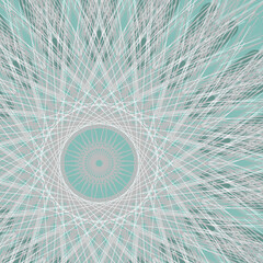 曼荼羅　mandala green