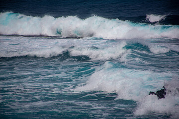 奄美大島の冬の海の風景