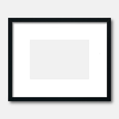 Frame mockups with mat, Poster frame, White mat frame mockups