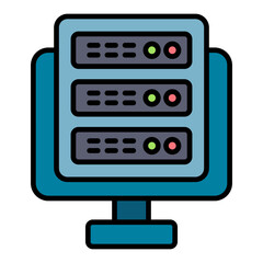 Obraz premium Database Icon