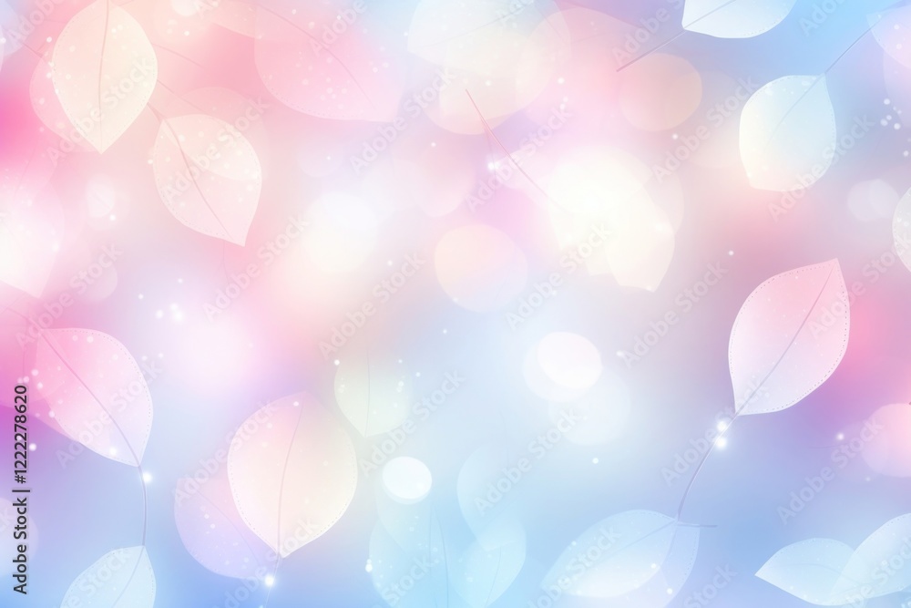 Poster leaf shape pattern bokeh effect background backgrounds nature petal.