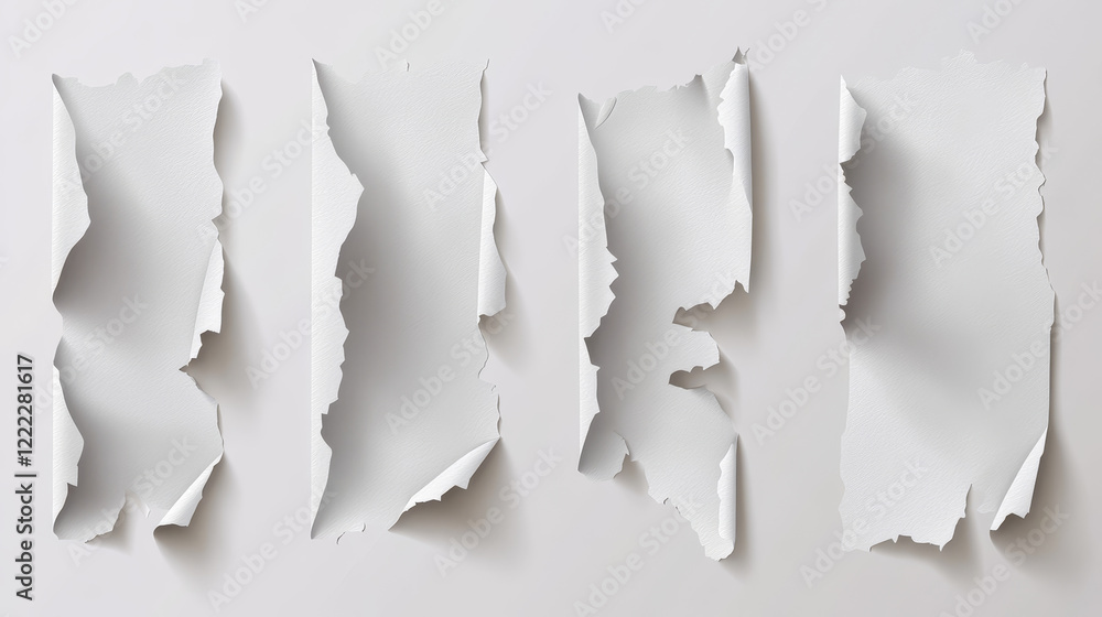 Poster shadow frames of paper sheet, notebook and notepad pages. corner and line shadow effects of cards an