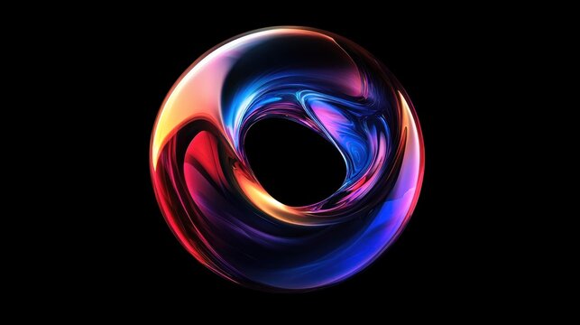 A mesmerizing bubble effect featuring realistic, vibrant reflections and translucent textures, capturing the colorful play of light on spherical surfaces.