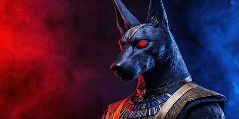 anubis egyptian jackal god of the underworld
