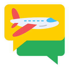 Travel chat Icon