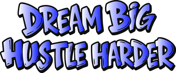 Bold typography poster with 