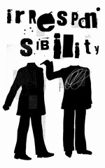 Symbolic image of headless men