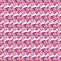 seamless pattern with flowers