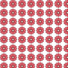 seamless pattern with flowers