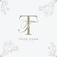 TT TT initial letter handwriting monogram logo.