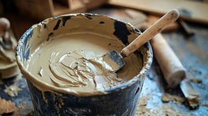 Clay Mixture in a Workshop