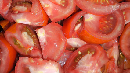 Juicy Sliced Tomatoes