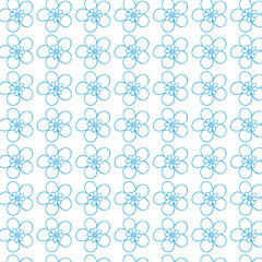 seamless pattern with snowflakes