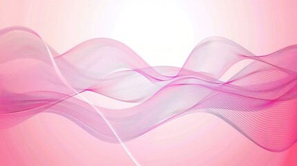 An eye - catching abstract pink line background, composed of flowing and curving lines that create a sense of movement and softness. Ideal for adding a touch of elegance and charm to various designs