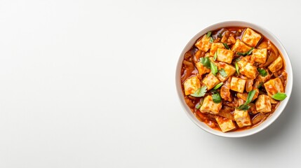 Delicious Stir-Fried Tofu with Chili Sauce and Fresh Herbs