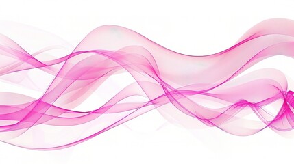 An eye - catching abstract pink line background, composed of flowing and curving lines that create a sense of movement and softness. Ideal for adding a touch of elegance and charm to various designs