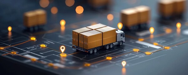 Logistics disruption optimizing supply chain in digital planning