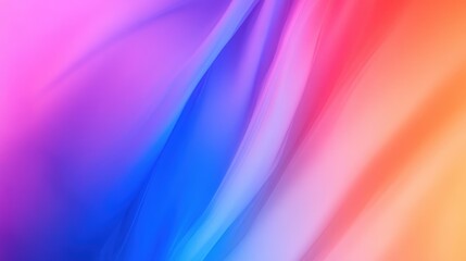 Obraz premium A vibrant neon gradient transitioning from electric blue to hot pink, with subtle glowing particles